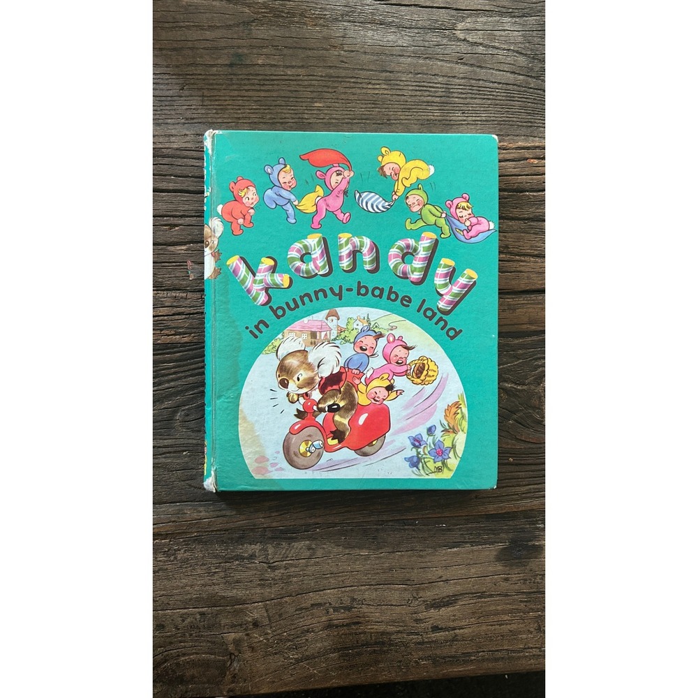 Kandy in Bunny Babe Land 1957 Vintage Childrens Book Koala Story Nursery Decor